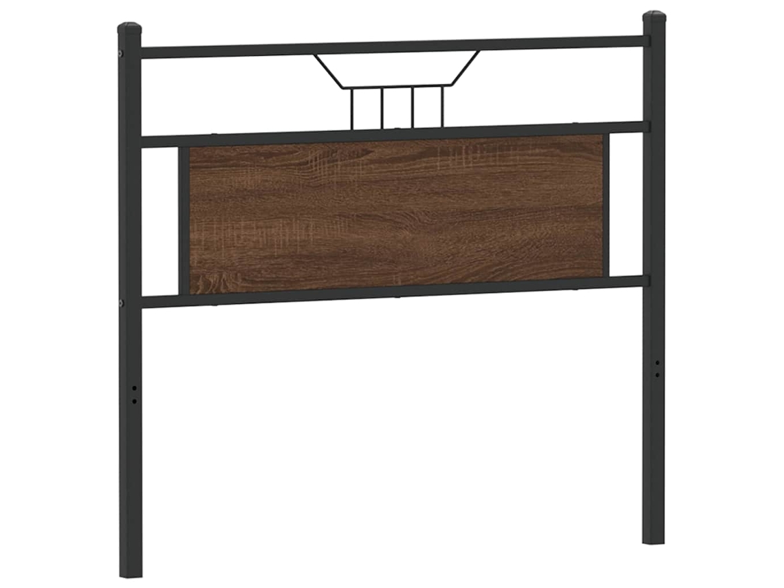 Cabecero de repuesto MAISON EXCLUSIVE en madera y acero, color marrón roble, 100 cm