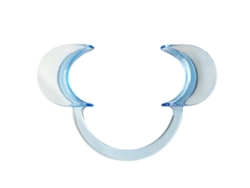 Abridor de ortodoncia transparente tipo C para brackets dentales y accesorios bucales