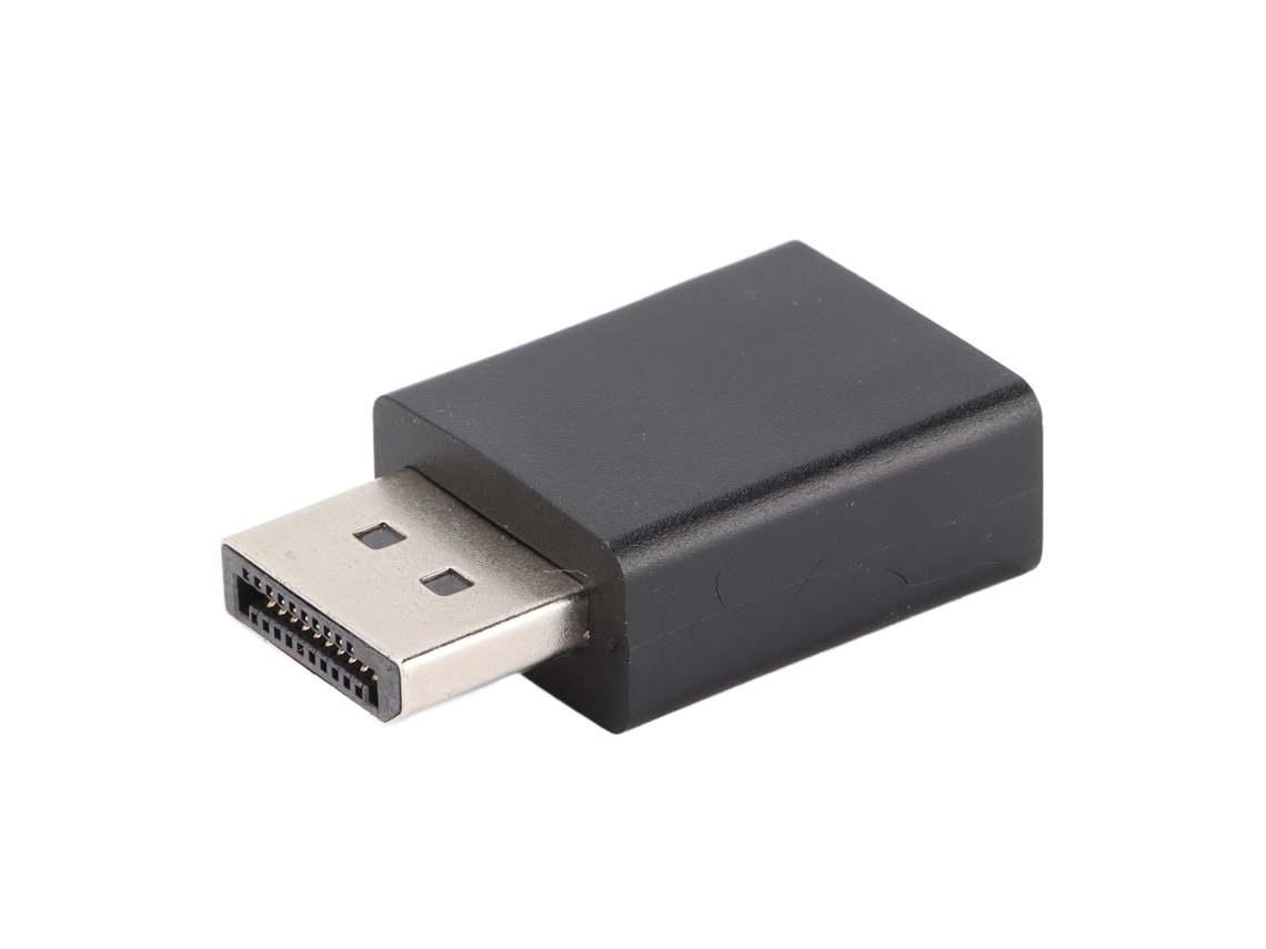 Extensor Acoplador Displayport Dp1.4 8k 60hz, Resolución 7680x4320, Compacto, Compatible Con Abs.