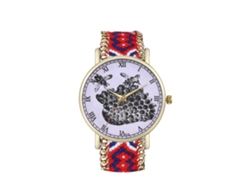 Reloj De Pulsera De Cuarzo Con Correa De Lana Sencilla Y Elegante T13-fg(4)