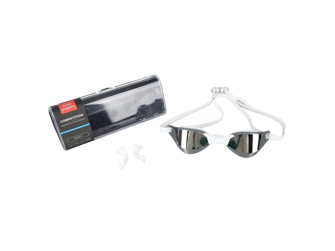 Vlrla-2026gafas De Natación Adulto Anti-fugas Protección Uv Lentes Hd Para Carreras Blanco Plateado