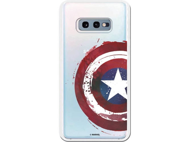 Carcasa Samsung Galaxy S10e MARVEL Capitán América Transparente