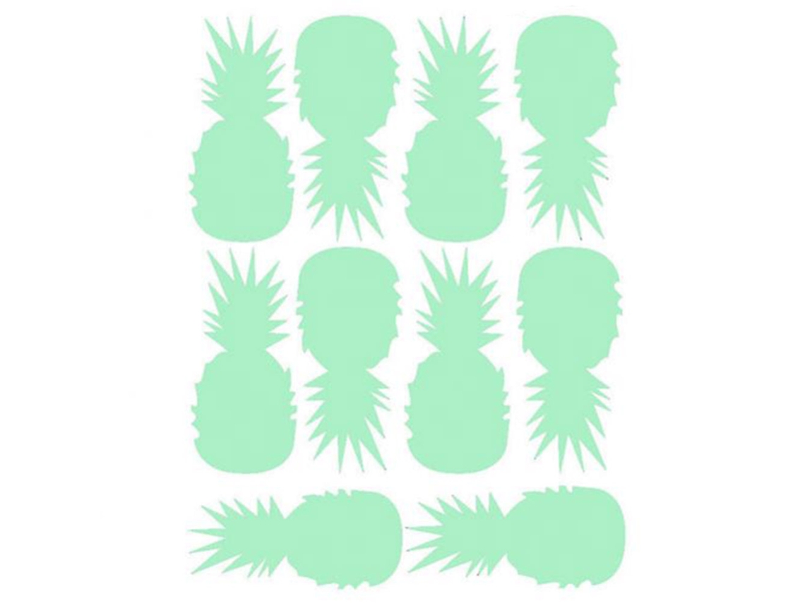 Baok - 10 piezas de hermosas pegatinas decorativas luminiscentes para la pared del dormitorio infantil/residencia estudiantil.