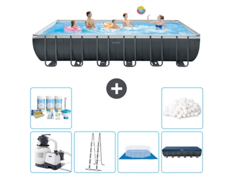 Piscina Tubular INTEX 26364GN-CB41 (31805 L - 366x132cm)