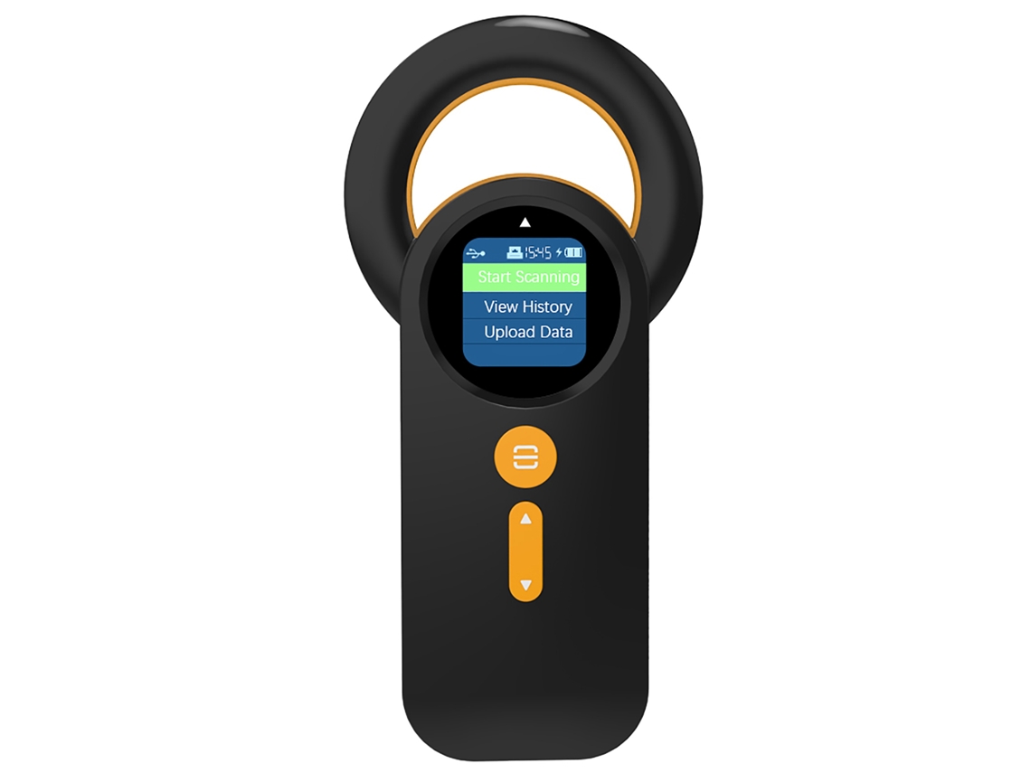 Lector De Microchip De Mascotas Portátil Con Bluetooth Y Almacenamiento 134.2khz