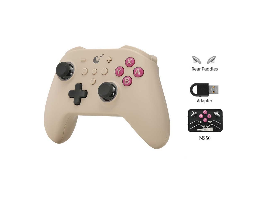 Mando inalámbrico Pro con joystick y gatillos de efecto Hall, compatible con Windows, Nintendo Switch, Android e iOS. Aeuzwr