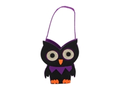 Bolsa de Halloween con texto para regalo - Búho