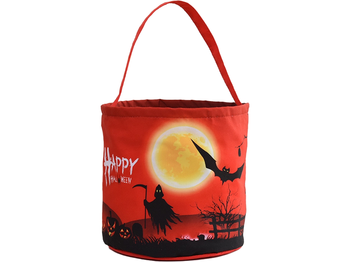 Bolsas de truco o trato de Halloween Bolsas de asas de cubos de dulces de Halloween, estilo 2