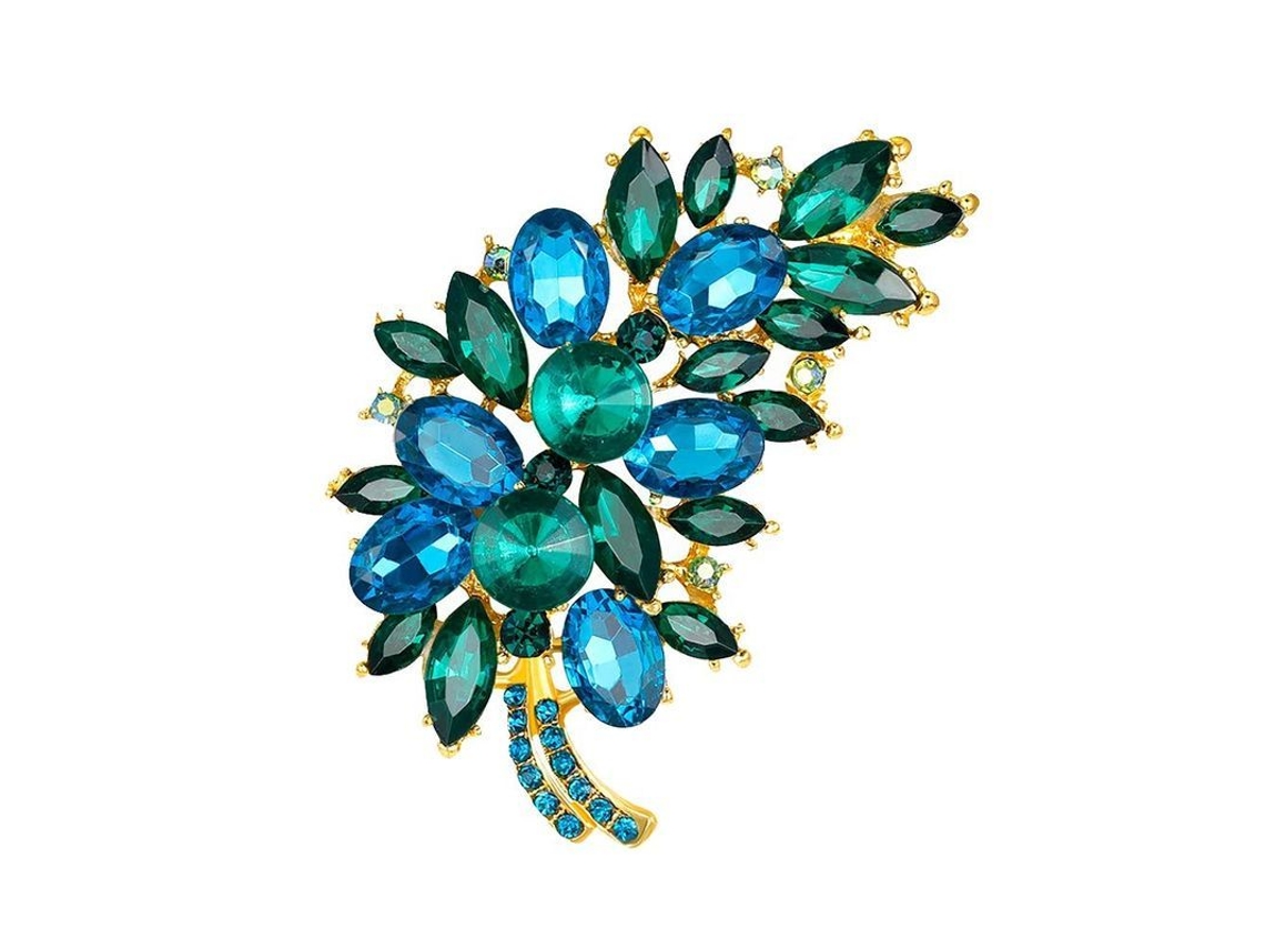 Broches De Plumas Con Pedrería Para Mujer, Ideales Para Abrigos, Chaquetas, Vestidos, Bufandas, Sombreros Y Como Broche De Moda.