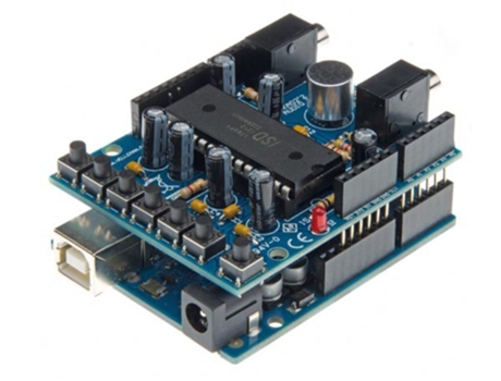 Escudo de grabación de audio para Arduino® VELLEMAN