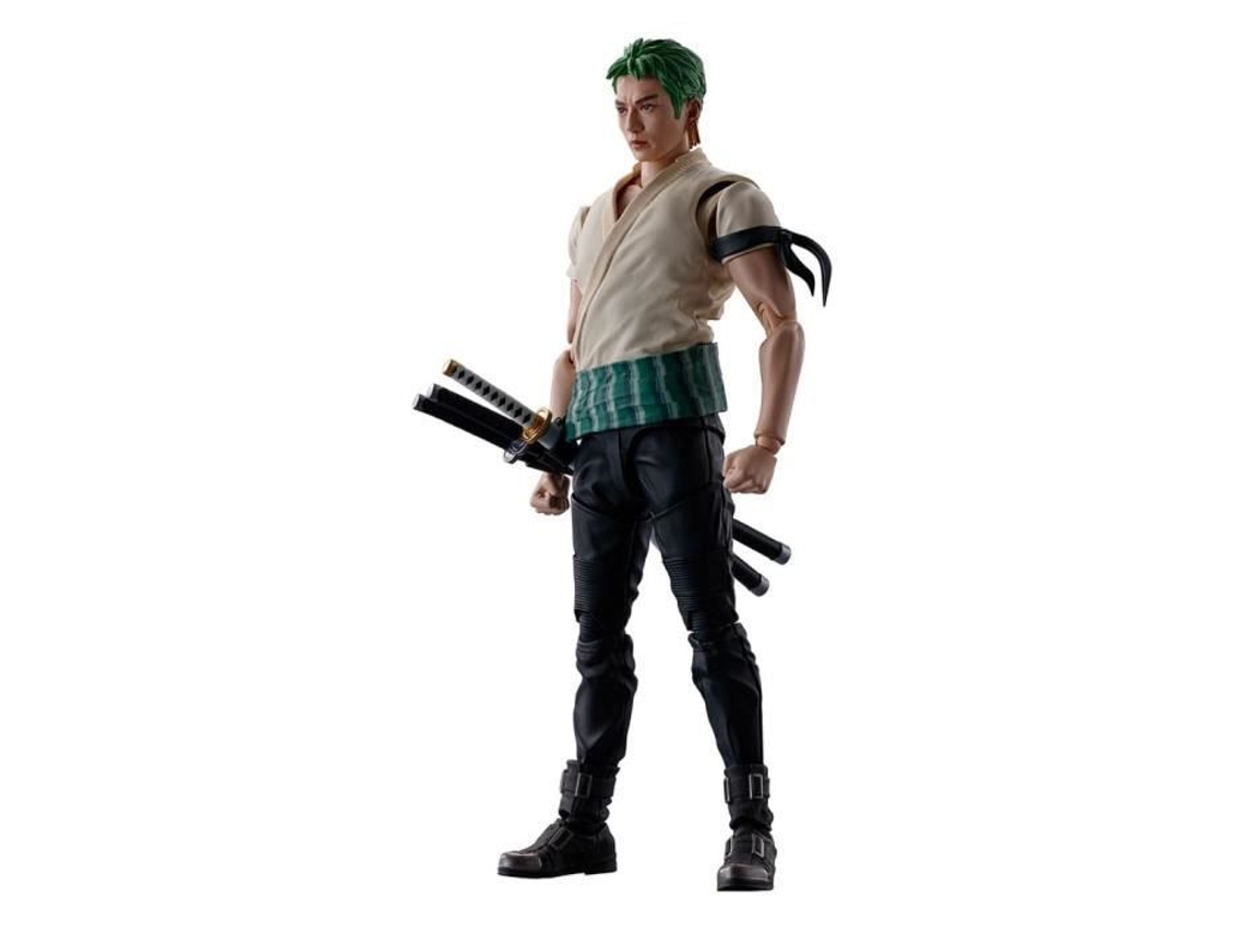 Figura de One Piece Sh Figuarts Roronoa Zoro Netflix 14 cm Bandai T Bandai Tamashii Nations