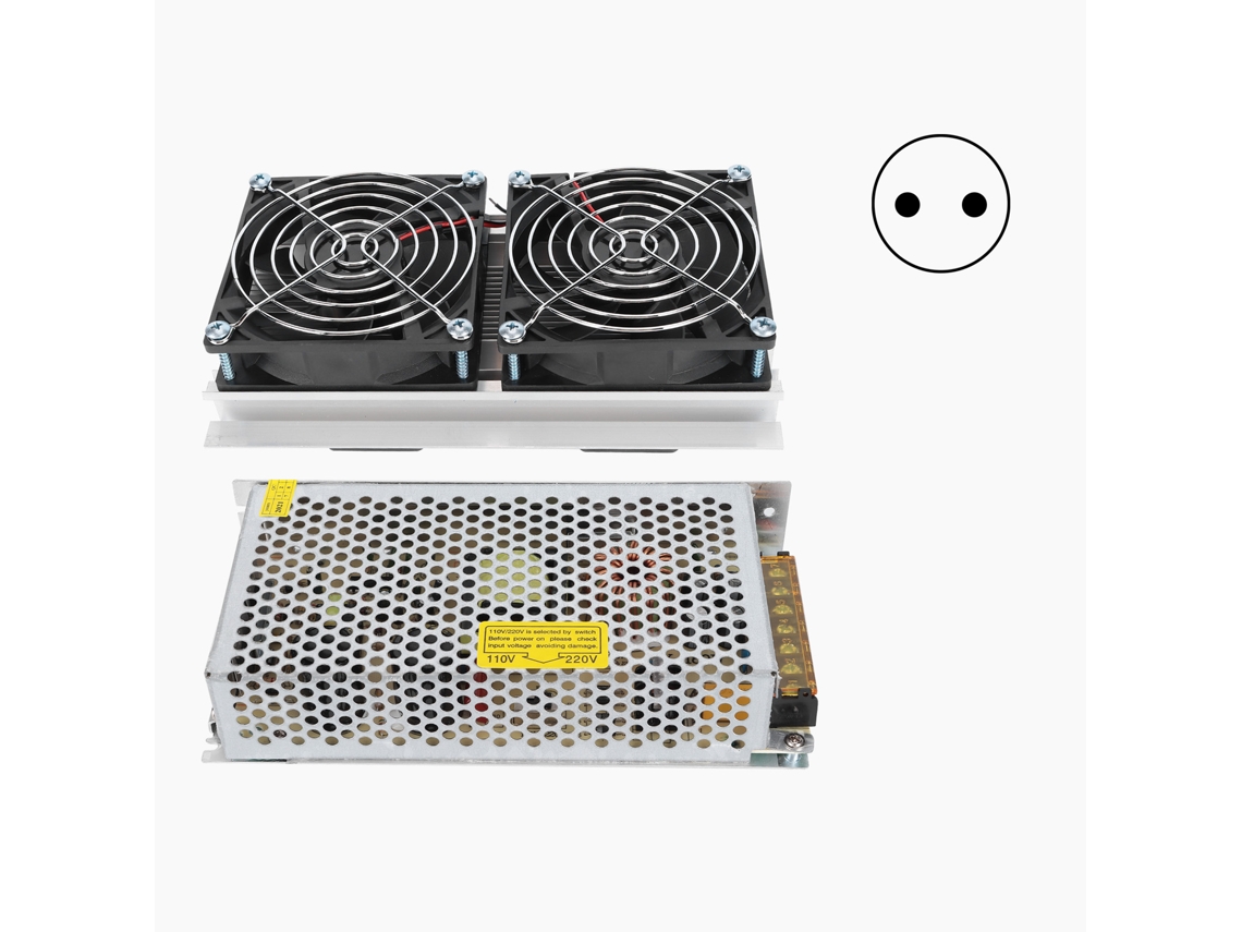 Sistema De Refrigeración Termoeléctrica, Enfriador De Semiconductores, Aire Acondicionado De 2 Núcleos, Enchufe Europeo De 220 V.