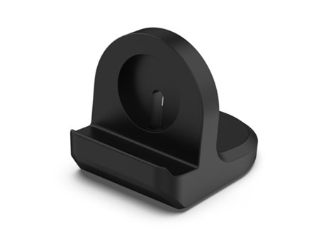 Soporte de carga de silicona para reloj inteligente clásico Samsung Galaxy Watch 6/6 (negro)