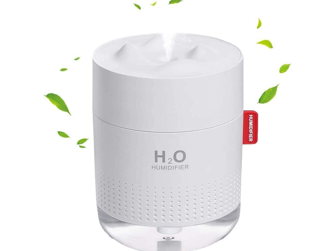 Humidificador De Aire (blanco) De 500 Ml - Usb Silencioso