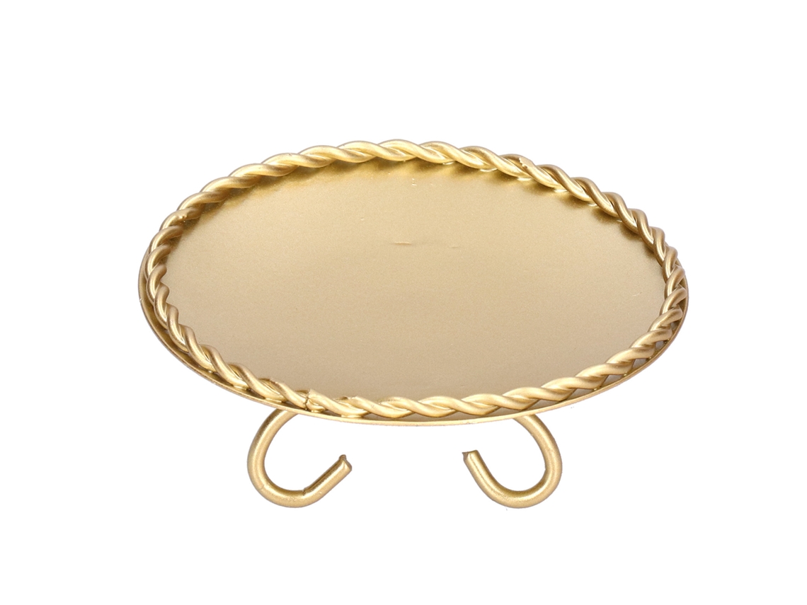 Bandeja para guardar collares de oro, decoración de mesa