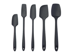 Espátula de cocina resistente al calor, núcleo de acero resistente, diseño sin costuras para mezclar y hornear NEVEANCE