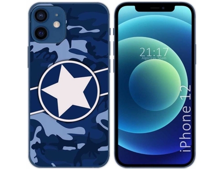 Carcasa iPhone 12 / 12 Pro (6.1) TUMUNDOSMARTPHONE Camuflaje 03 Multicolor