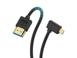 Cable De Cámara Microed 1080p De 90 Grados Y 30 Cm, 8k60hz, 4k120hz, Para Usar Con Videocámaras Y Tabletas.