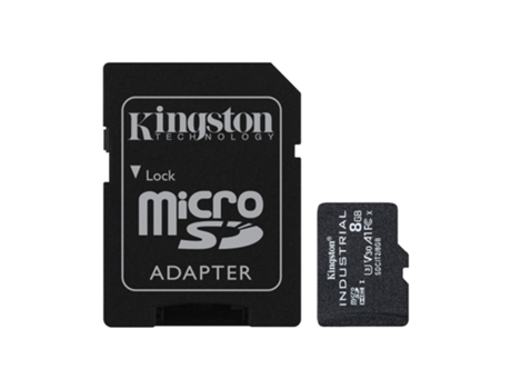 Kingston Technology Tarjeta de memoria industrial 8 Gb MicroSDHC UHS-I Clase 10