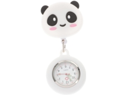 Reloj Bolsillo Expandible Estilo Panda Enfermeras Divertido Silicona Blanca Función Cronometraje Médico