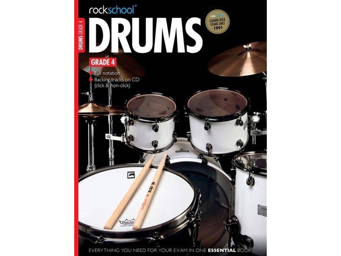 Libro ROCKSCHOOL Drums - Grade 4 (Para Batería - Idioma: Inglés)