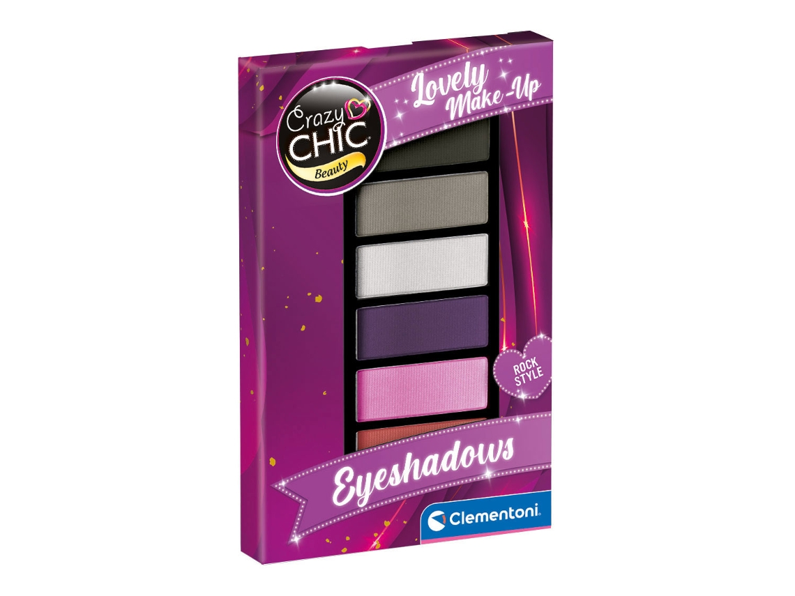 Sombra de ojos Crazy Chic Rock Clementoni 18912