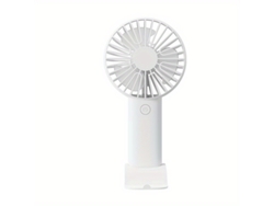Mini Ventilador Portátil Con Función De Carga Usb Y Soporte, Ideal Para Teléfonos Móviles, Compacto, Fácil De Usar Y Muy Duradero.