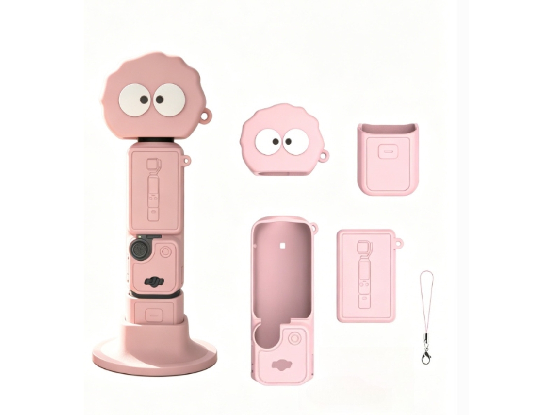 Funda Protectora Para Cámara Dji Osmo Pocket 3, Silicona Suave (rosa) Czhhmart