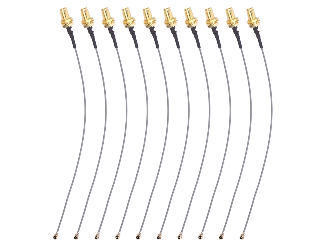 2026velora-10 Piezas de cable RP-SMA-K Hilo macho para antena wifi de router inalámbrico IPX1