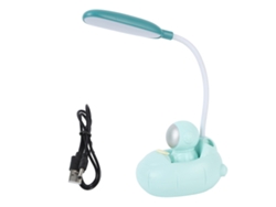 Yncm2026-lámpara De Escritorio Led Flexible 360° Con Protección Visual Recargable Usb Para Estudio Dormitorio Hogar