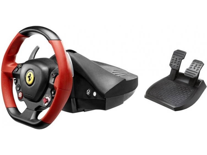 Volante + Pedales THRUSTMASTER Ferrari 458 Spider (Xbox One - Negro)