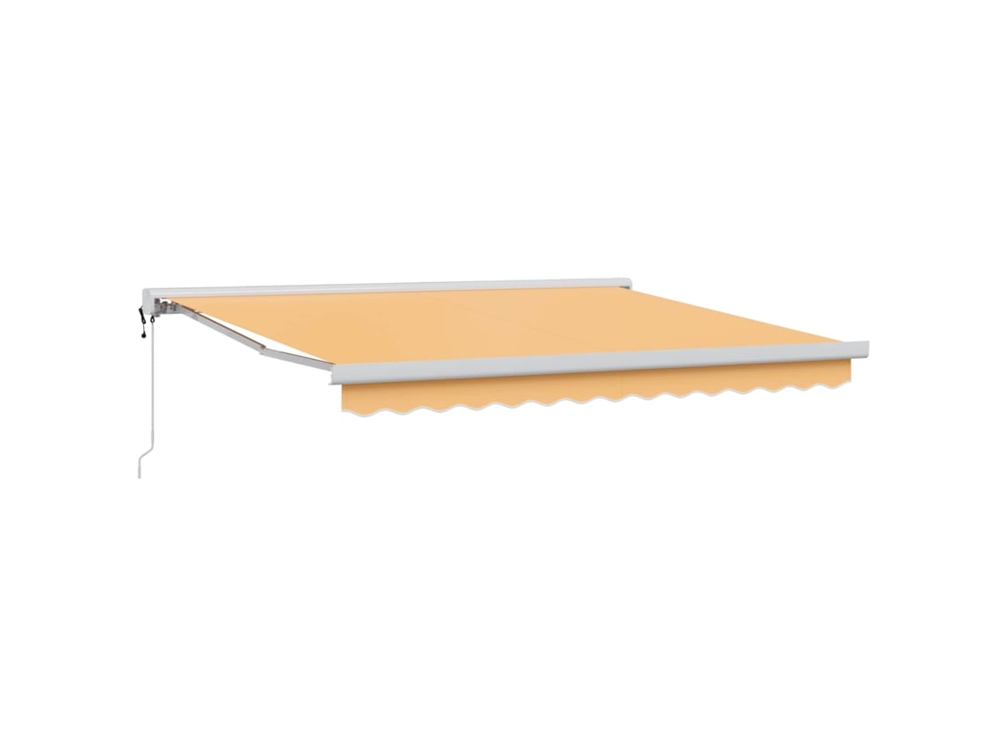 Toldo Vidaxl color arena de 500 x 300 cm, poliéster y aluminio.
