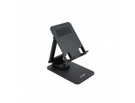 Soporte plegable para tableta de hasta 12 pulgadas de 9 pulgadas. Negro TOOQ