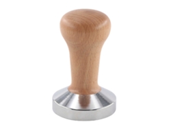 Prensa De Café De Madera De Haya Con Base Plana De 58 Mm Para El Hogar Y Cafeterías.