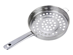 Colador de camarones fríos de gran agujero, cesta de una sola manija, Slowmoose