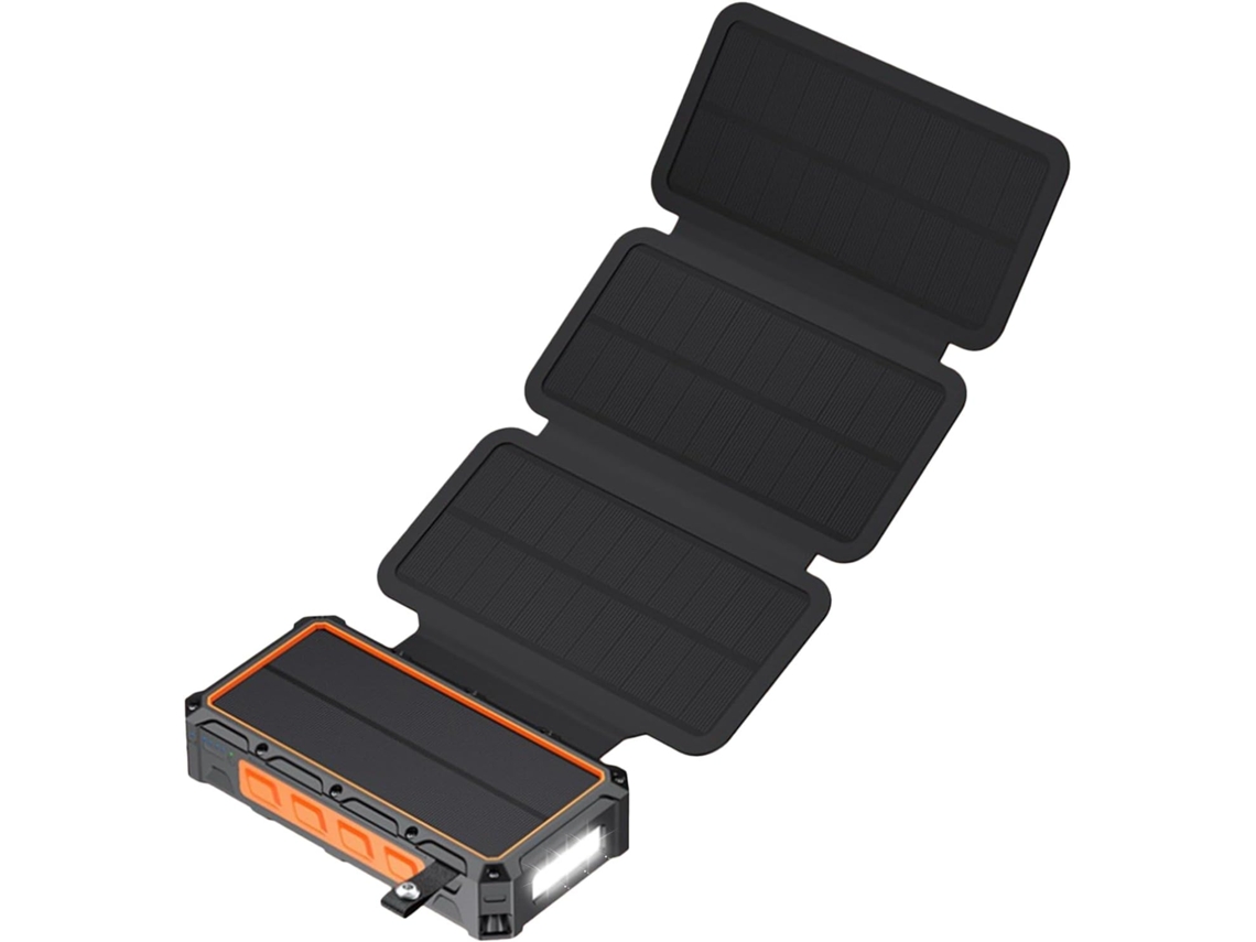 Cargador portátil Solaire | Cargador rápido con lámpara integrada, cargador portátil y Flexi Gokoco