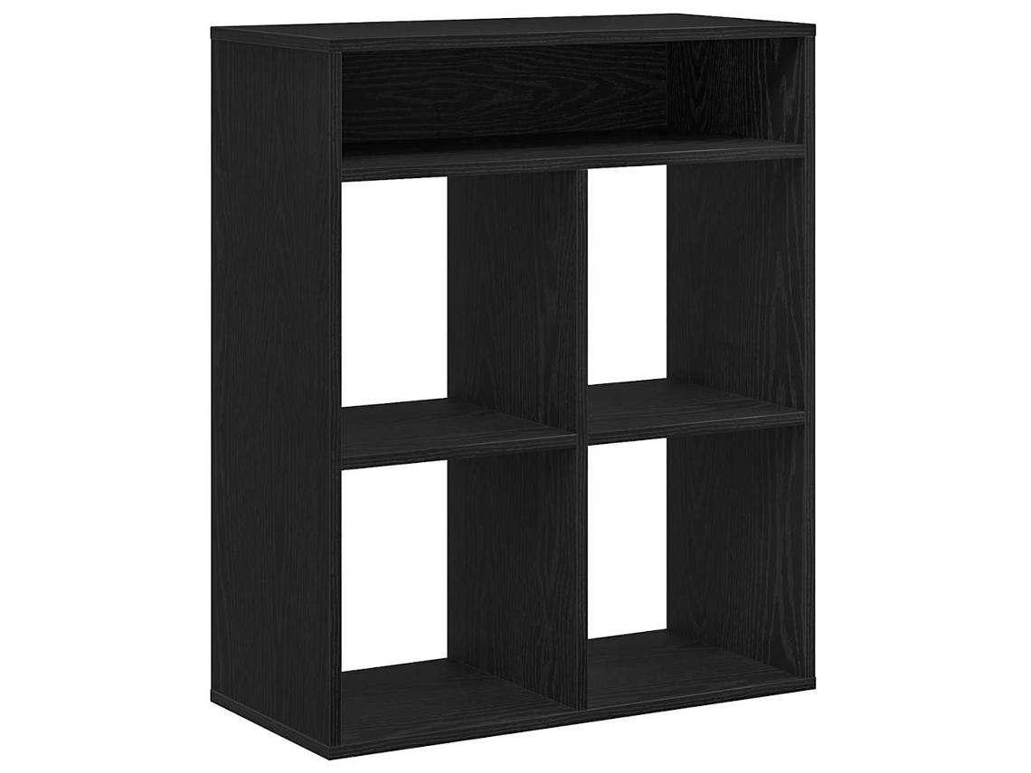 Maison Exclusive - Estantería Madera Ingeniería Negra 66x31x80 Cm