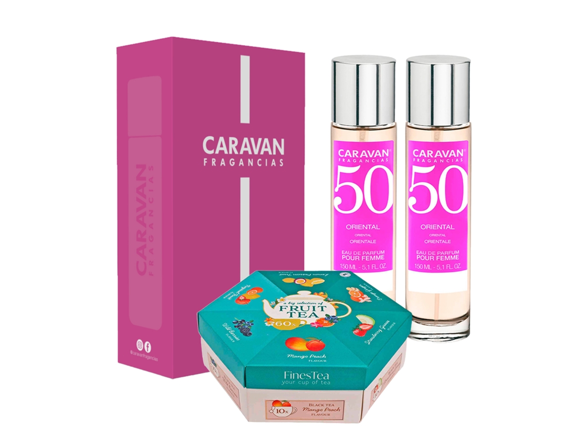 Set de 2 Fragancias Nº50 Caja Regalo Joyfull Caravan Tea Box