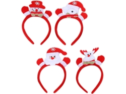 Diademas Luminosas De 4 Piezas Para Fiestas Navideñas, Accesorios Para Niños Y Niñas.