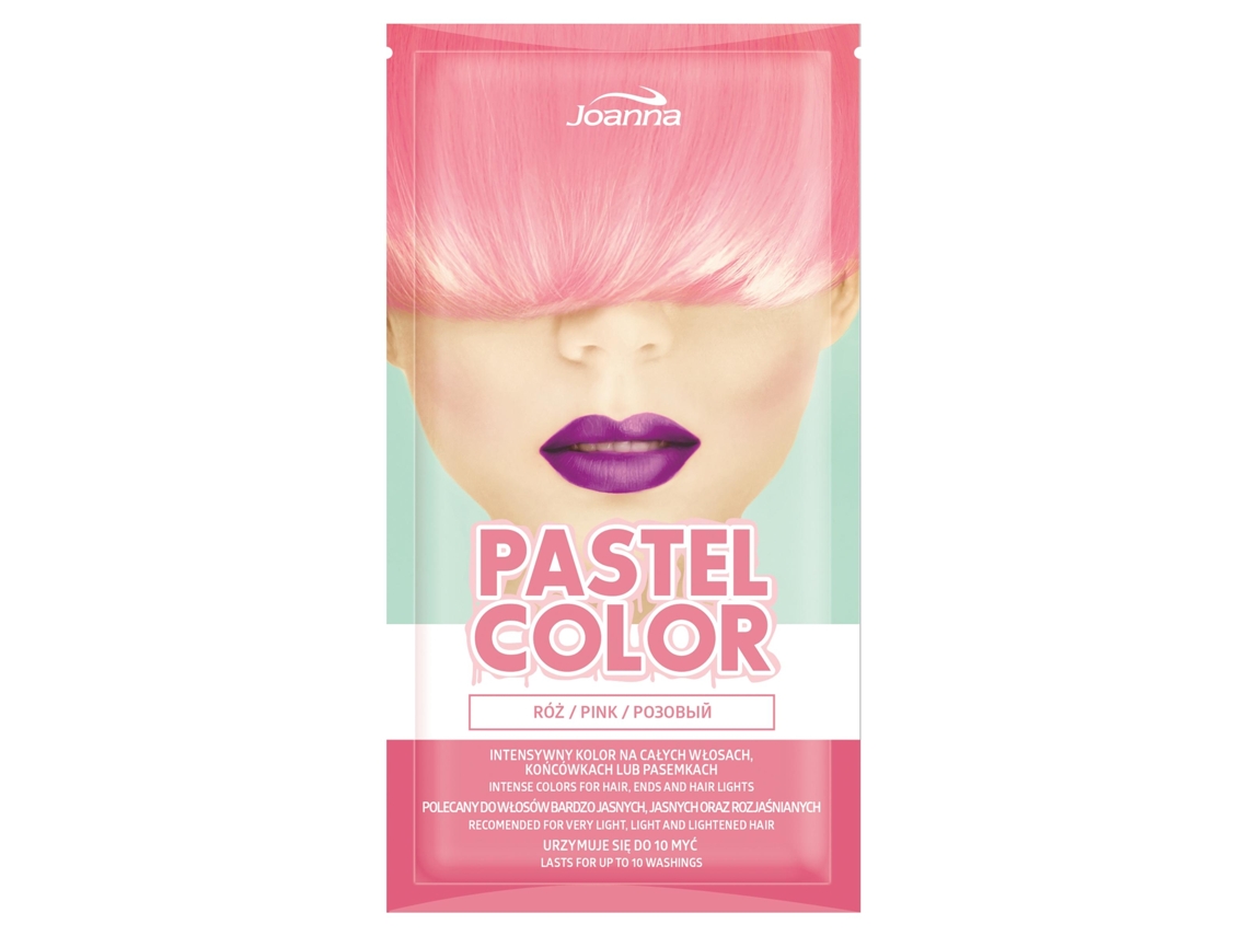 Champú colorante para cabello rosa pastel, 35 g Joanna