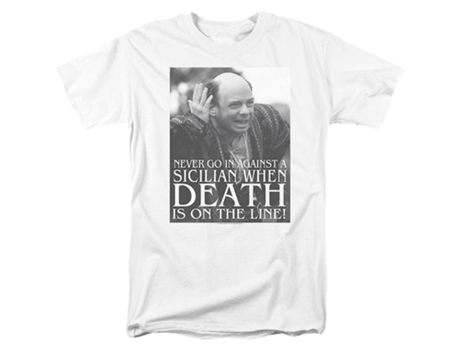 Camiseta ROCKINSTONE Never Go In Against A Sicilian Princess Bride (XXL)