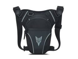 Bolso multifuncional para pierna y pecho Yuysan, resistente al agua, bandolera, ideal para ciclismo y motociclismo, negro.