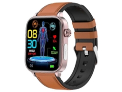 Reloj inteligente ET570 con llamadas Bluetooth, ECG, temperatura corporal, frecuencia cardíaca, presión arterial y modos multideporte. Ly Ebike