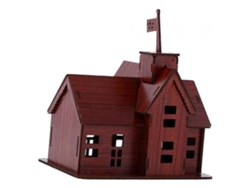 Rompecabezas de madera 3D Arquitectura Slowmoose Puzzle House