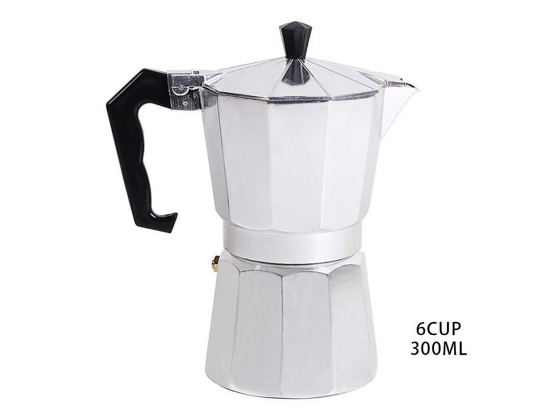 Cafetera Cafetera Italiana Espresso 50 600Ml Moka Pot Aluminio Estufa Colador Tipo 300Ml