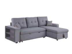 Rinconera convertible 4 plazas gris GLASGOW CONCEPT U