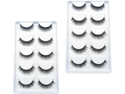 Pestañas Postizas Naturales Y Realistas, 10 Pares, Longitud Media, Para Niñas, Maquillaje Diario Y Para Ocasiones Especiales.