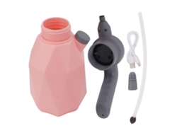 Pulverizador eléctrico recargable de 2 l para jardín residencial, color rosa