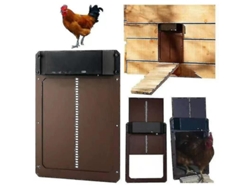 Puerta Automática Para Gallinero Con Sensor De Luz Alg -