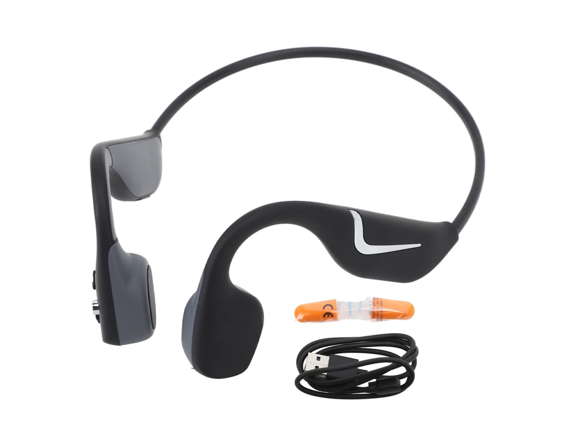 Fone De Ouvido De Condução Óssea Bluetooth Sem Fio À Prova D'água Ipx7 Para Esportes Corrida Academia Hiking Ciclismo